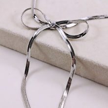 Load image into Gallery viewer, Choker bow ribbon model necklace
