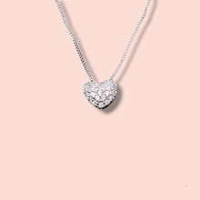 Load image into Gallery viewer, Delicate Zirconia Heart Pendant Necklace
