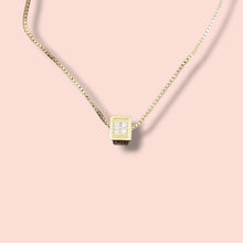 Load image into Gallery viewer, Delicate Cube Pendant Necklace
