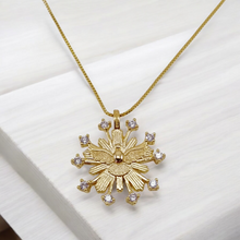 Load image into Gallery viewer, Holy Spirit cz necklace
