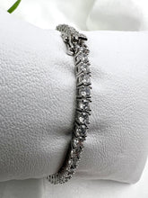 Load image into Gallery viewer, Tennis cz crystal jewel locker  bracelet
