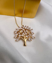 Load image into Gallery viewer, Tree of Life crystal cz necklace
