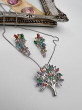 Load image into Gallery viewer, Colorful life tree jewelry set
