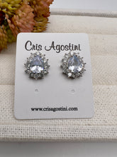 Load image into Gallery viewer, Drop shape crystal princess earrings
