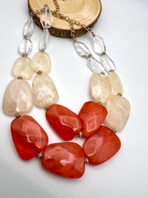 Load image into Gallery viewer, Fashion Acrylic stone 2 layers necklace
