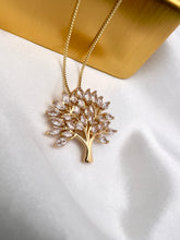 Load image into Gallery viewer, Tree of Life crystal cz necklace
