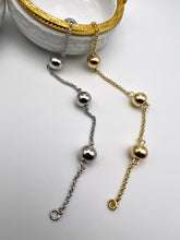 Load image into Gallery viewer, Ball and portuguese link bracelet
