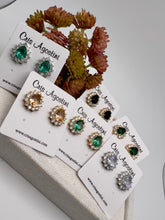 Load image into Gallery viewer, Drop shape crystal princess earrings
