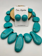 Load image into Gallery viewer, Acrylic irregular stones handmade necklace
