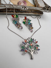 Load image into Gallery viewer, Colorful life tree jewelry set
