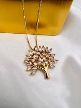 Load image into Gallery viewer, Tree of Life crystal cz necklace
