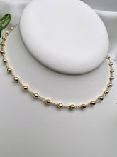 Load image into Gallery viewer, Mini ball in sequence choker necklace
