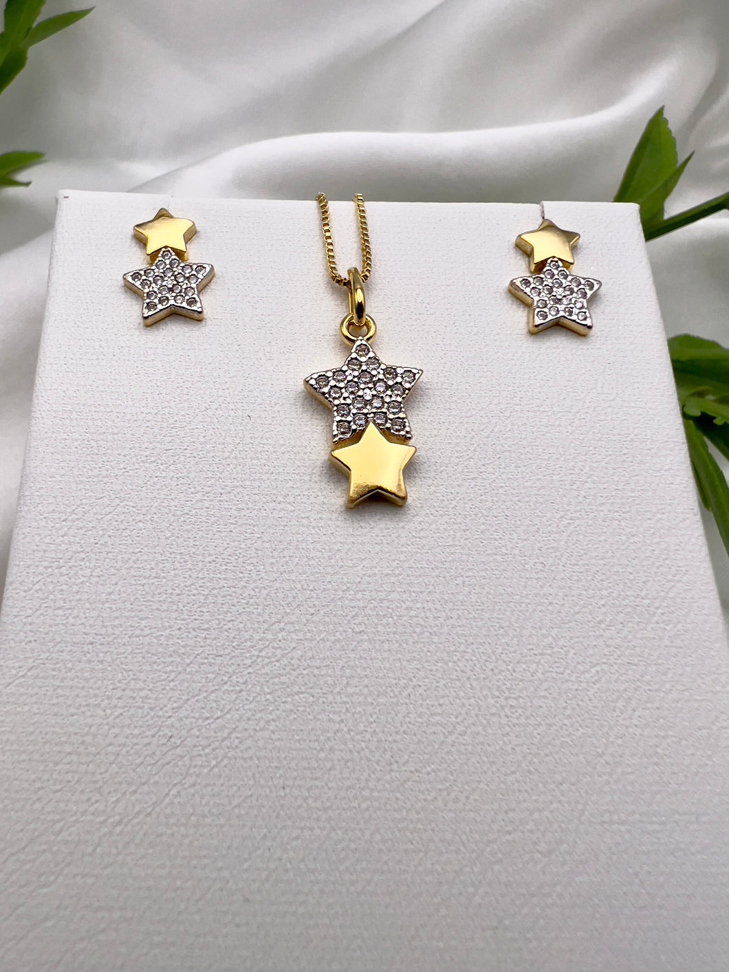 Double star jewelry set