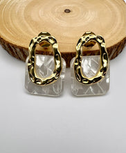 Load image into Gallery viewer, Exclusive geometric acrylic earrings
