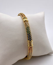 Load image into Gallery viewer, Colorful microzirconia lock jewel bracelet
