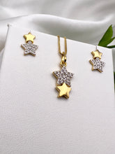 Load image into Gallery viewer, Double star jewelry set
