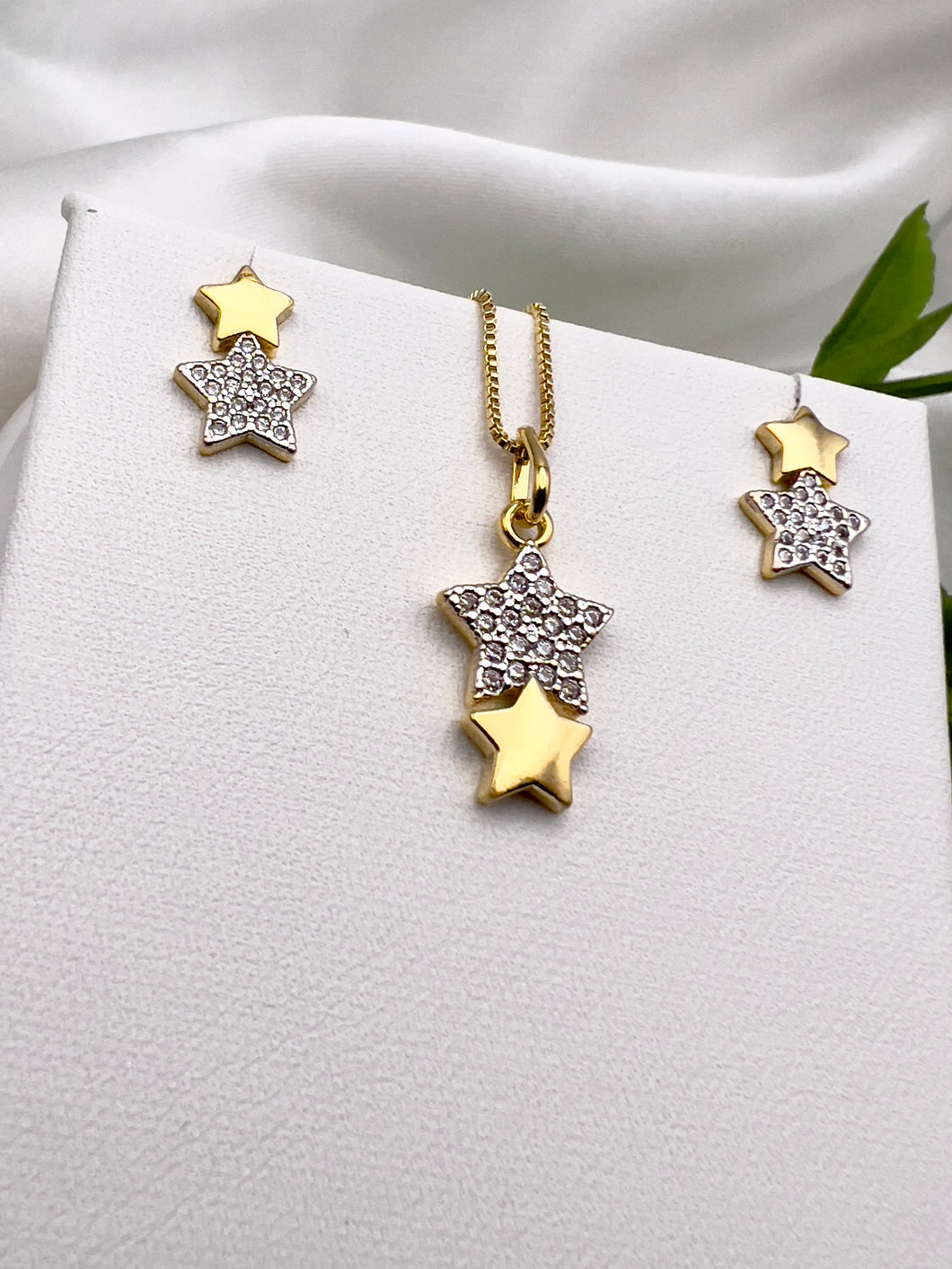 Double star jewelry set