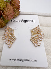 Load image into Gallery viewer, Full layers horizontal vertical earrings
