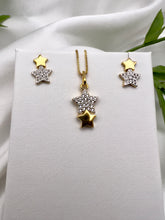 Load image into Gallery viewer, Double star jewelry set
