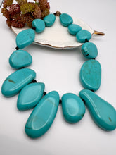 Load image into Gallery viewer, Acrylic irregular stones handmade necklace
