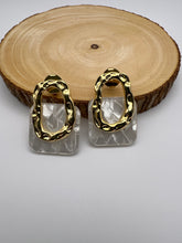 Load image into Gallery viewer, Exclusive geometric acrylic earrings
