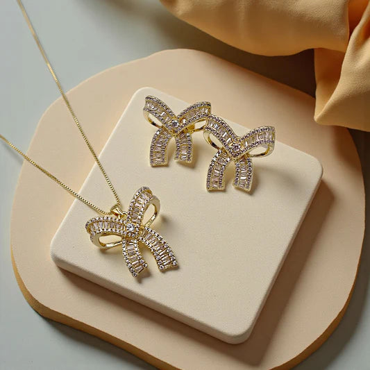 Baguette bow Valentina Collection set