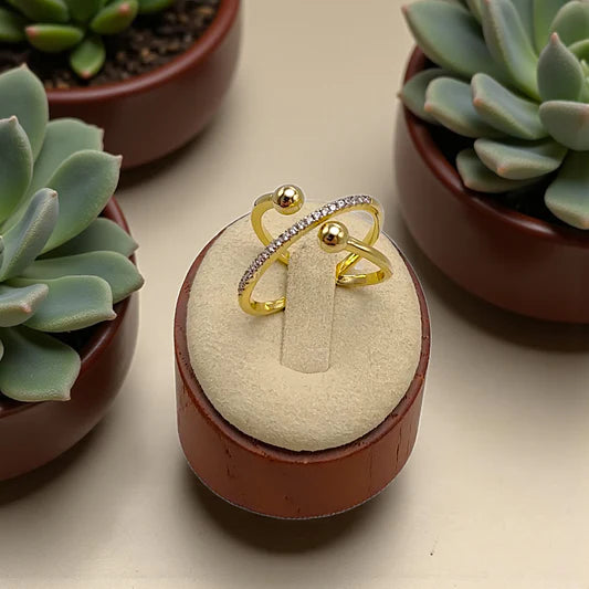 Exclusive orbit ring Valentina Collection