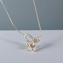 Load image into Gallery viewer, Interlocking Tify link necklace
