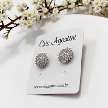 Load image into Gallery viewer, Inspired designer brand sun style earrings
