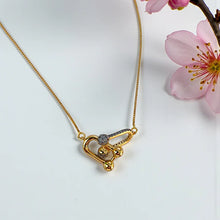 Load image into Gallery viewer, Interlocking Tify link necklace

