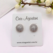 Load image into Gallery viewer, Inspired designer brand sun style earrings
