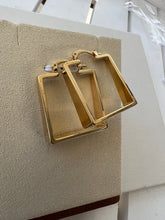 Load image into Gallery viewer, thick square hoop earring
