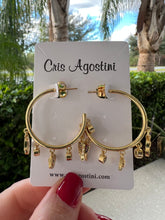 Load image into Gallery viewer, lucky charm pendants earrings
