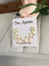 Load image into Gallery viewer, Three stars ear cuff earring
