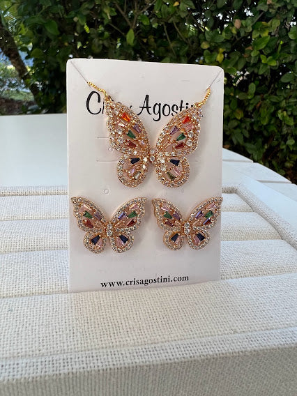 Colorful Butterfly Golden Set