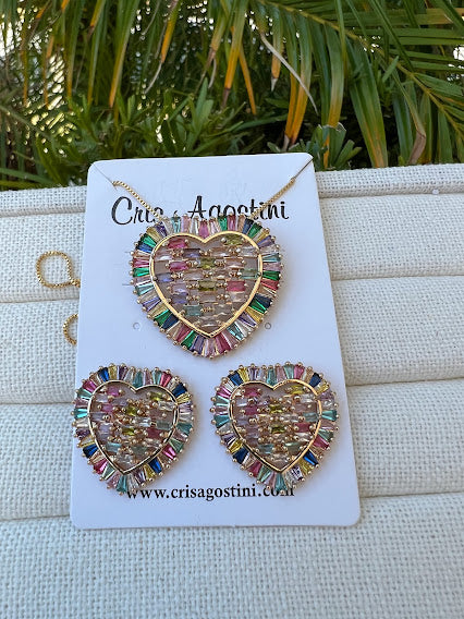 Big Heart Shape Exclusive colorful set