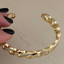 Load image into Gallery viewer, Gold Plated Zirconia Bracelet
