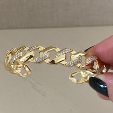 Load image into Gallery viewer, Gold Plated Zirconia Bracelet
