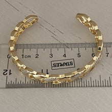 Load image into Gallery viewer, Gold Plated Zirconia Bracelet
