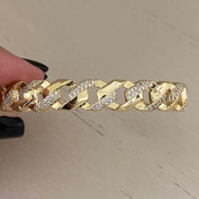 Load image into Gallery viewer, Gold Plated Zirconia Bracelet
