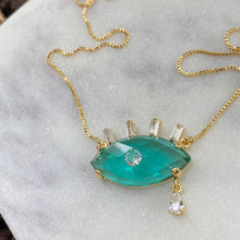 Load image into Gallery viewer, Greek  Eye Pendant Necklace
