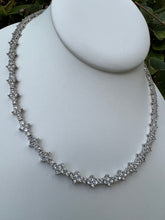 Load image into Gallery viewer, Star cubic zirconia jewelry clasp necklace
