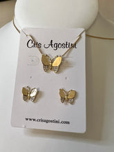 Load image into Gallery viewer, Delicate jewelry finish butterfly set
