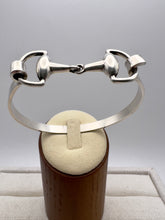 Load image into Gallery viewer, Designer brand horseshoe silver bracelet
