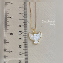Load image into Gallery viewer, Holy Spirit mother of pearl necklace
