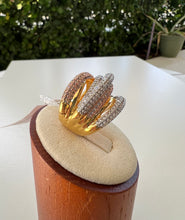 Load image into Gallery viewer, Chubby multi layers micro zirconia ring
