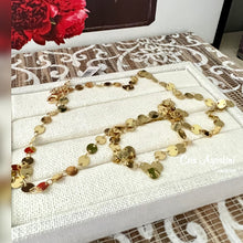 Load image into Gallery viewer, small medal long necklace
