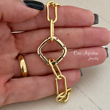 Load image into Gallery viewer, Oval link chain bracelet
