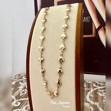 Load image into Gallery viewer, heart chain choker necklace
