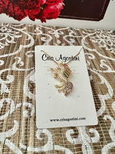 Load image into Gallery viewer, colorful zirconia unicorn necklace
